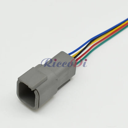 DTM06-6S DTM04-6P 6 Pin Waterproof Automotive Wire Connector with Pins ATM06-6S ATM04-6P