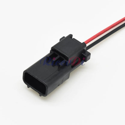 Automotive Waterproof Connector 2 Pin Socket for Radiator Fan and Water Tank 7286-0179-30 7287-0179-30 Compatible with Honda Fit, Odyssey, CRV, Civic