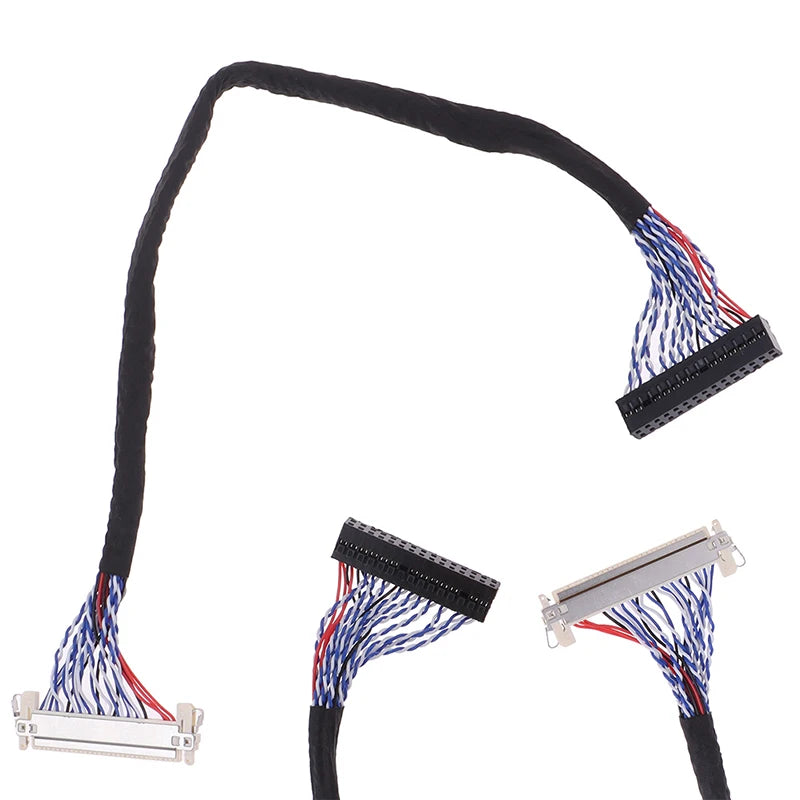 New LVDS Cable D8 FIX-30P-D Double Pins LCD Display Panel Screen Controller Cable