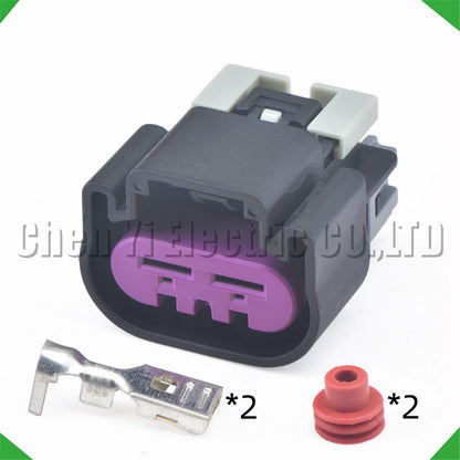 2 Pin Automotive Connector – Electronic Fan Sensor Wire Harness Plug 15454358 for Cadillac Escalade, ATSL, CT6, XTS, XT4, CTS, SRX