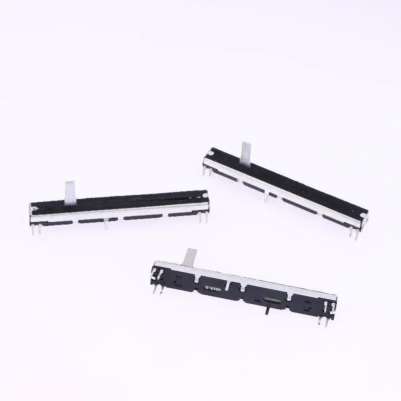 1pcs 75mm Straight Slide Potentiometer 8Pins A103 Double Fader A10K Soundcraft EFX8 Fader A10Kx2 A20KX2 A50KX2 B10KX2 A103 A203