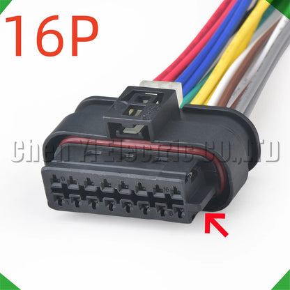 16 Pin Parking Radar Sensor Connector A0001532222 For Mercedes Benz
