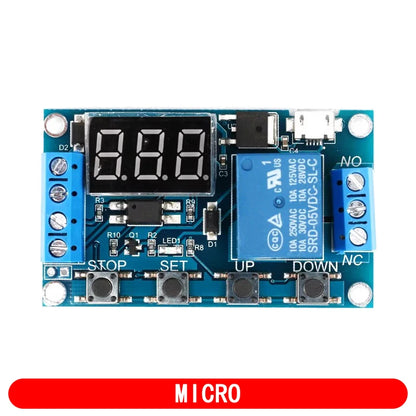 XY-J02 1-Channel 5V Relay Module with Adjustable Time Delay 6-30V