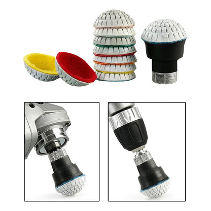 Stone Detailing Aperture 10mm, 14mm Polishing Pad Construction Polishing Pads Abrasive Tool Extended Service Life