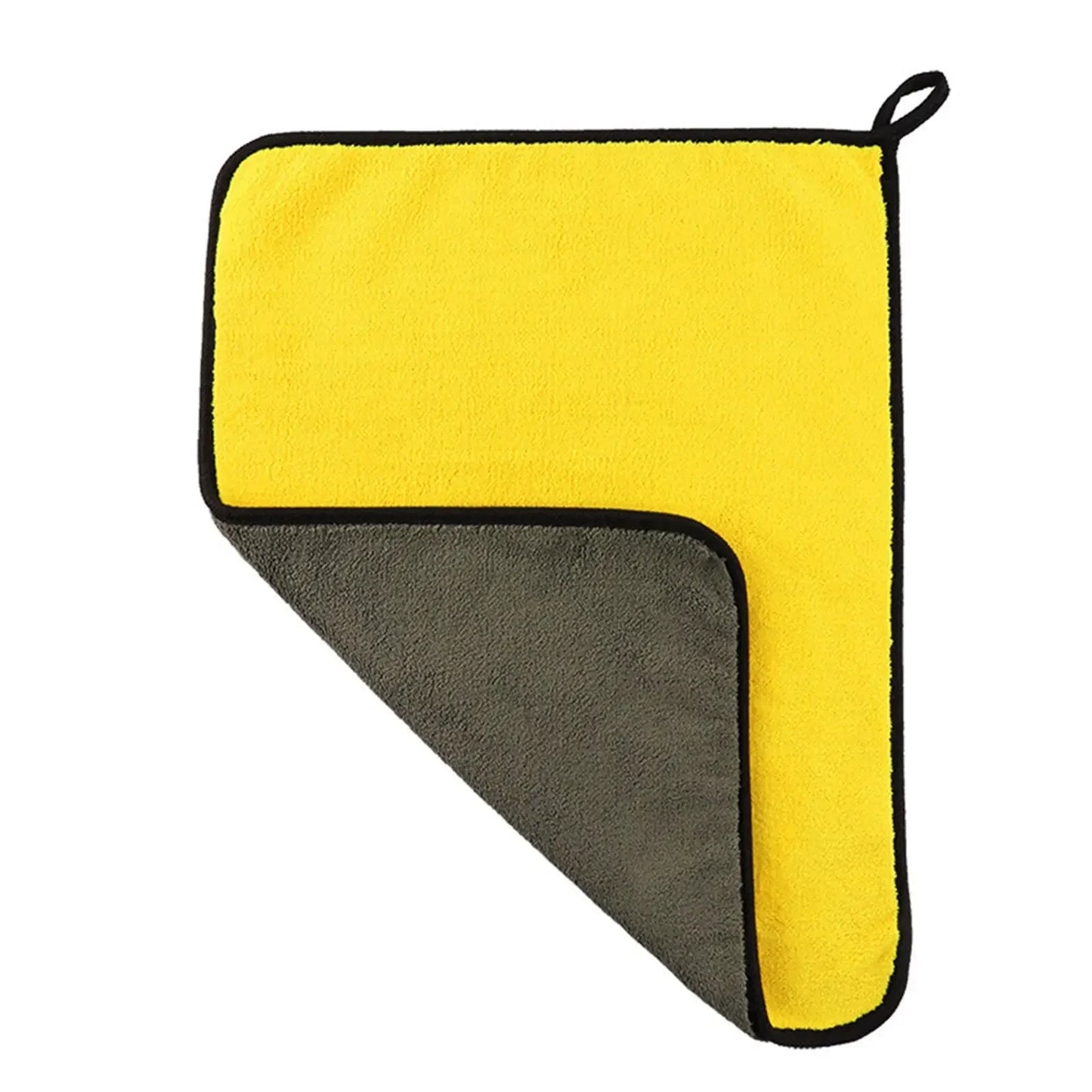 Thick Microfiber Car Cleaning Towels Double Layer Absorbent Cloth