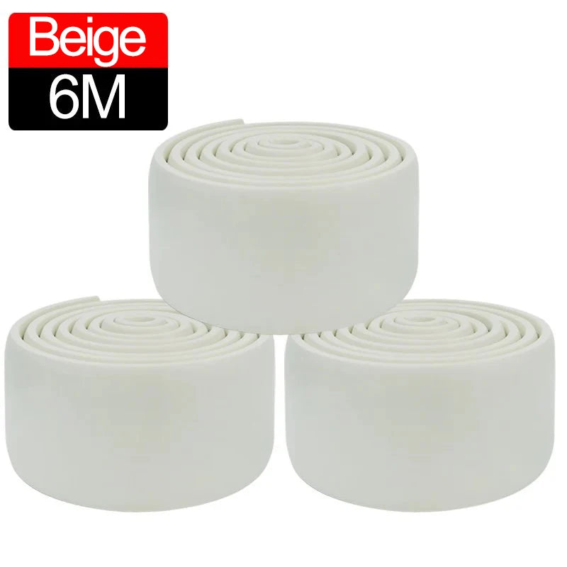 6/2M Waterproof enclosure Self adhesive Skirting Line 3D Wall Sticker Thickened Anti-collision Decoration Kid's Corner Line