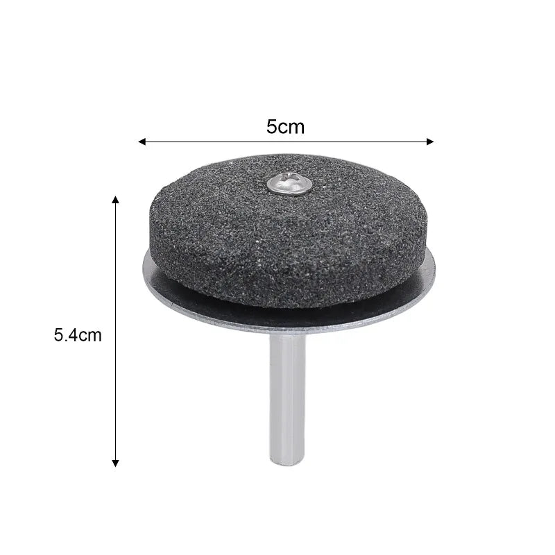 5/1PCS Electric Lawn Mower Knife Sharpening Stone Wind Power Sharpener Wear-resistant Grinding Head Whetstone Sander Garden Tool