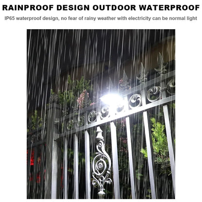LED Solar Garden Lights Outdoor Solar Clip Light Motion Sensor Camping Lamp with 3 Mode Waterproof Fence Street Landscape