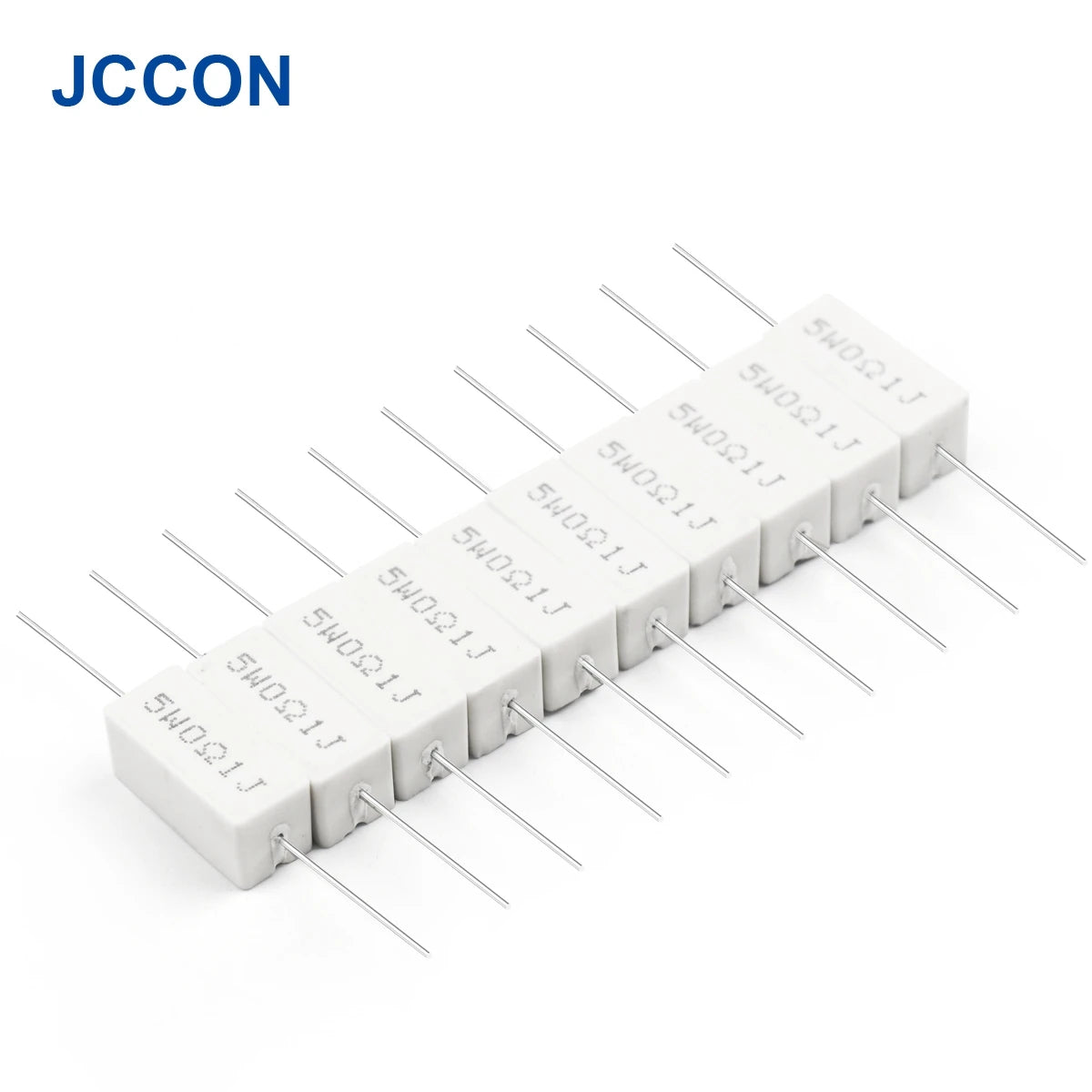 5W Cement Resistor 0.1Ω–6.8KΩ 5% Tolerance Ceramic Cement Resistance