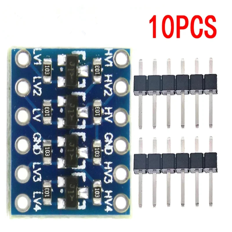 5V to 3.3V 4-Channel Bidirectional I2C Logic Level Converter Module