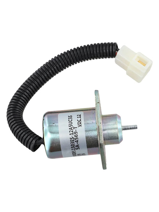 Excavator Replacement 12V Flameout Valve Rigorous Testing Standards Flameout Solenoid Valve Connector Construction Site