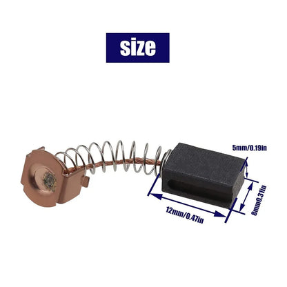 Brand New Carbon Brushes Angle Grinder G720 Power Tools Grinder 12X8X5mm Accessories Carbon & Metal Electric Motor