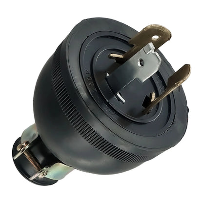 2KW Generator Anti-Loose Plug, 168F/170F GX160 Three-Pole America Plug, AC 250V 30A Generator Parts