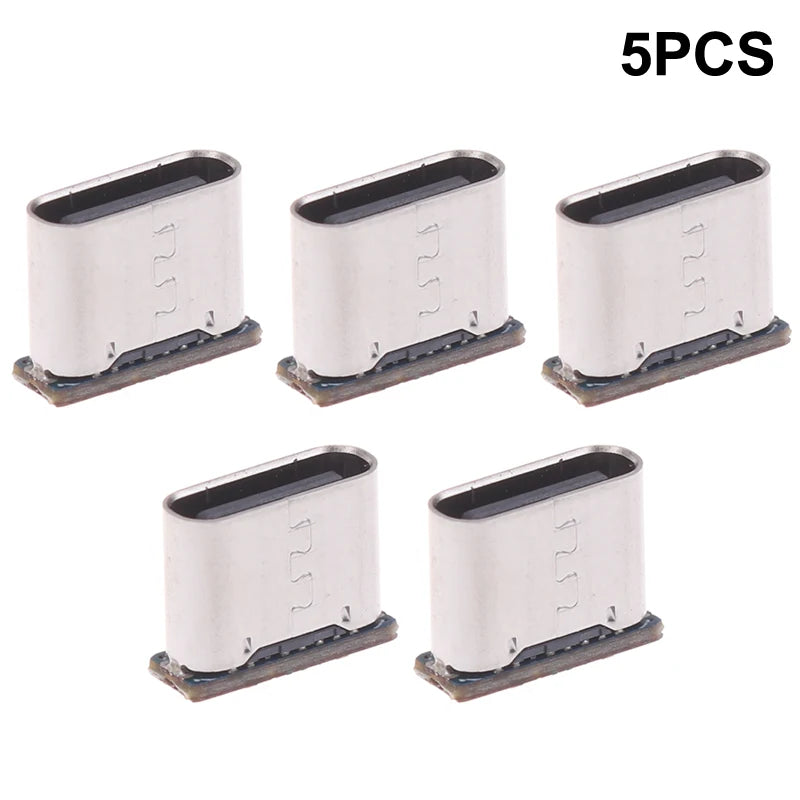 New Type-C Female Connector Type C Female Jack 5PIN SMD SMT Type-C Socket Charging Port Micro USB&Mini USB Universal