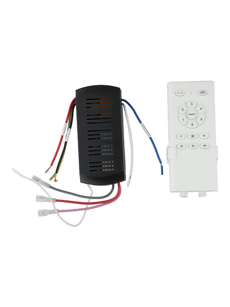 Ceiling Fan Light Control 6 Speed Fan Remote Bedroom Convenient Installment Multi-function Plastic PC Material