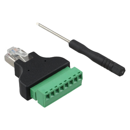 8-pin Adapter Terminal Block Connector Networking Setup Stable Signal Transmission User Convenience Transmission