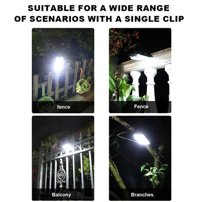 2PCS LED Solar Motion Sensor Lights IP65 Waterproof Security Lamp