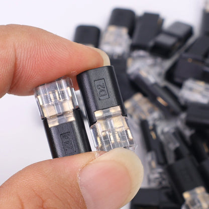 60pcs/set Waterproof Plug Wire Connector 2 Pin Way Cable Plug Car Electric Wire Snap Connectors Strip Terminal Connection Tool