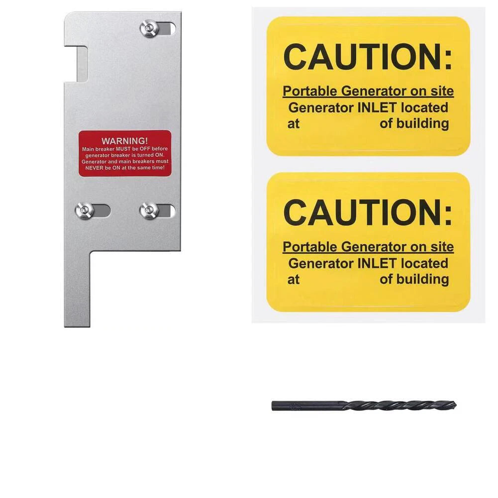 Motor Controller Electrical System Integration 1-1 4 Inch Generator Interlock Kit Fits 150 Amp Panels Fits 200 Amp Panels