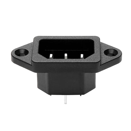 Power Connector 3 Pin Charging Socket AC-04 Built-in Male Female Rated 250V 10A for Battery and Electrical Use