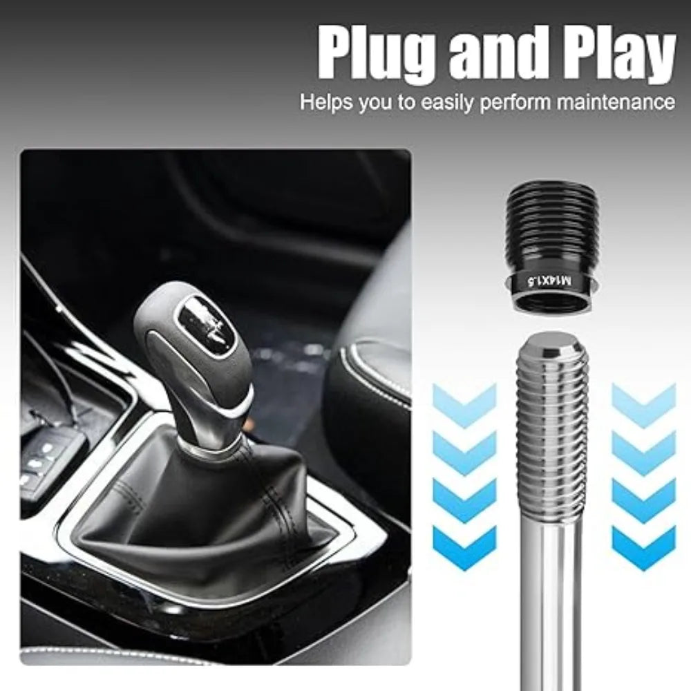 Car Shift Knob Adapter Screw Nut Thread Reducer Converter Aluminum Alloy Universal Gear Shifter Lever Head Connector Fastener