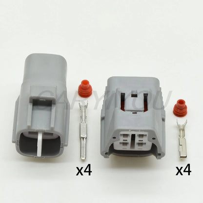 Sumitomo TS090 4 Pin Sealed Male Female Oxygen Sensor Connector Plug for Suzuki Toyota Corolla 6188-0066 6189-0126