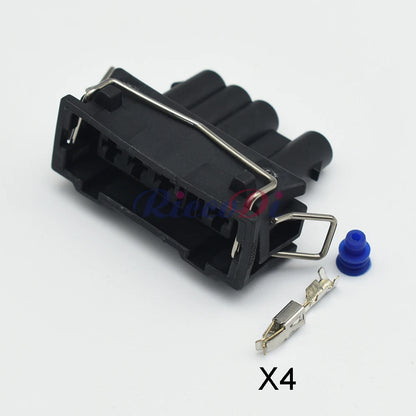 Shhworldsea 3.5mm 4 Pin Modified Waterproof Oxygen Sensor Connector Socket 357972754J 357972764K