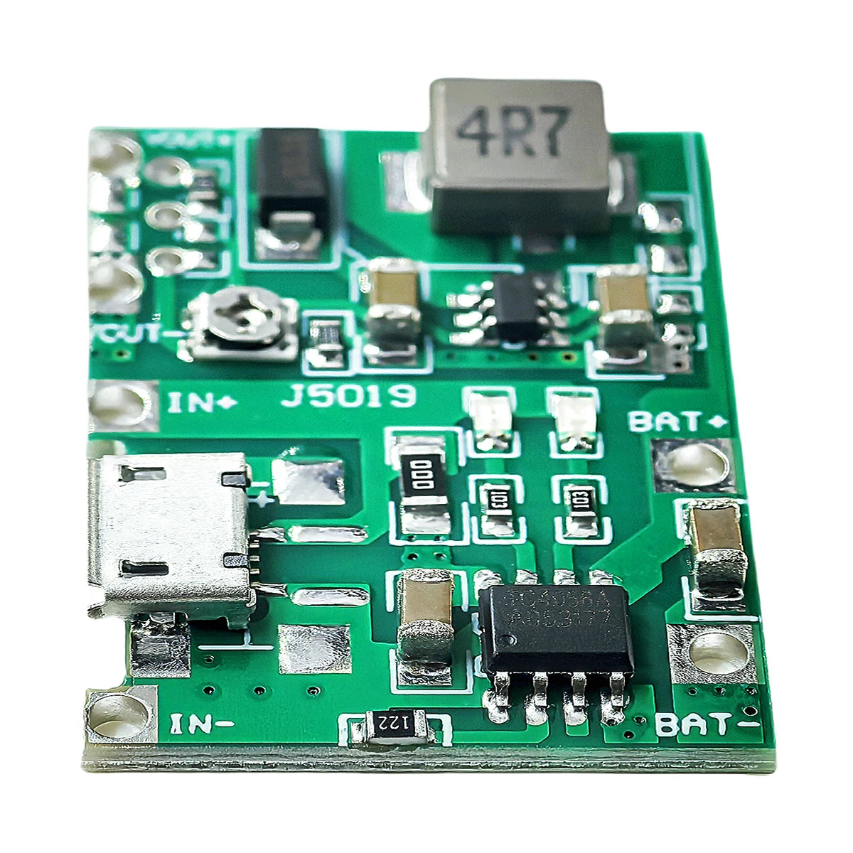 3.7V/4.2V to 5V/9V 2A Adjustable Step-Up Charger Module for 18650 Lithium Li-ion Battery