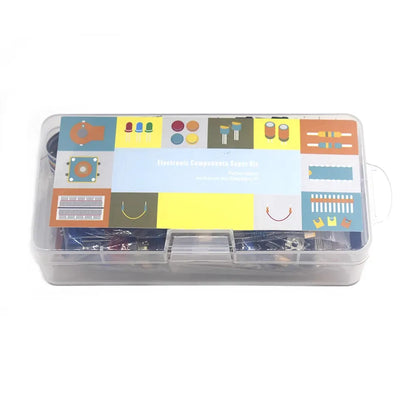 830-Point Breadboard Kit for Arduino UNO R3 with Resistors, Capacitors & Diodes