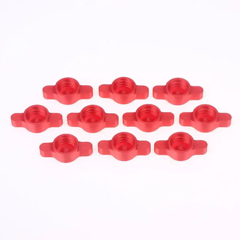 New 10PCS Orange Glass Glue Caps - Durable Plastic Sealing Caps For Standard Glue Bottles, Portable Decoration Tools