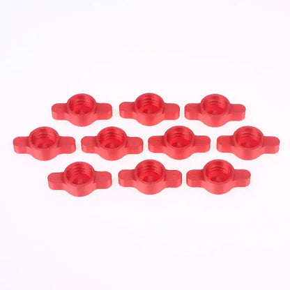 New 10PCS Orange Glass Glue Caps - Durable Plastic Sealing Caps For Standard Glue Bottles, Portable Decoration Tools