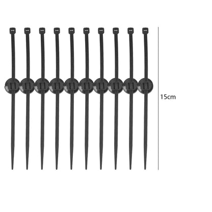 Vehicle Wiring Harness Push Mount Cable Tie Clip 15cm 20cm