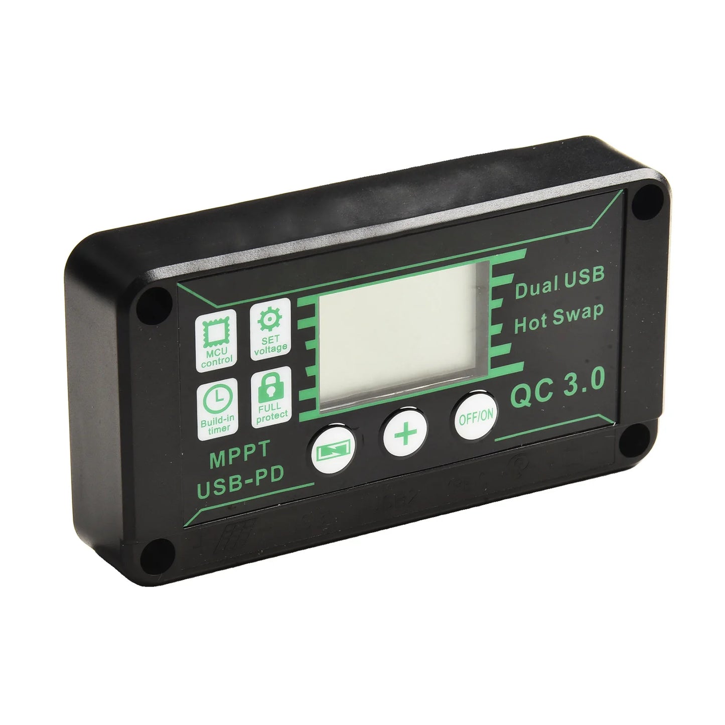 Digital Display Waterproof MPPT Solar Charge Controller Adjustable Current Options 10A 100A Efficient Energy Utilization