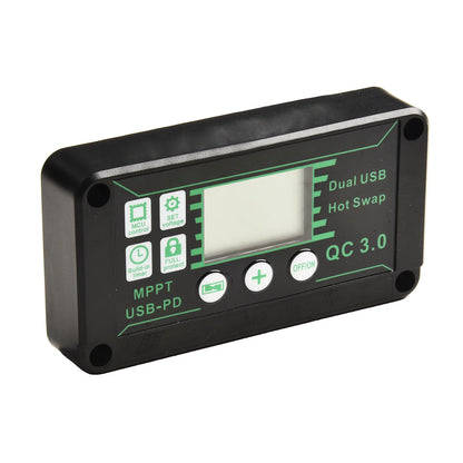 Digital Display Waterproof MPPT Solar Charge Controller Adjustable Current Options 10A 100A Efficient Energy Utilization