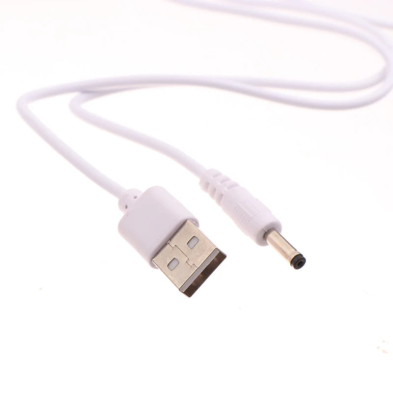 USB to DC 3.5mm Power Cable Jack Connector 5V Charger Universal for HUB Mini Fan Router MP3/MP4
