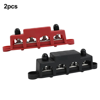 168*54mm DC Busbar Busbar Distribution Block For Power Systems Current Capacity Power Distribution Block 62.5A Rated Terminals