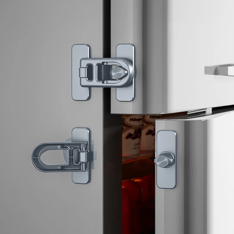 New 1pc Multifunction Useful Refrigerator Door Latch New Plastic Baby Safety Lock Kids Security Protection Cabinet Drawer Lock