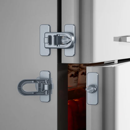 New 1pc Multifunction Useful Refrigerator Door Latch New Plastic Baby Safety Lock Kids Security Protection Cabinet Drawer Lock