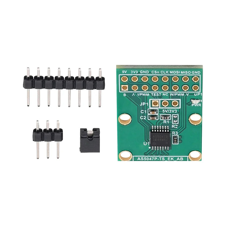 AS5047P Magnetic Encoder Board SPI ABI PWM 3.3V/5V for Precision Position Detection with SimpleFOC and ODrive