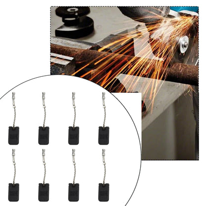 Set of 8 Carbon Motor Brushes for Bosch GWS 1000 1100 1400 10 11 14 15125 Long Lasting Performance and Reliability