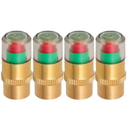 8/1pcs Motorcycle Car Tire Pressure Monitor Valve Cap Sensor Indicator Eye Alert Auto Tire Pressure Inspection Tool Tire Valve