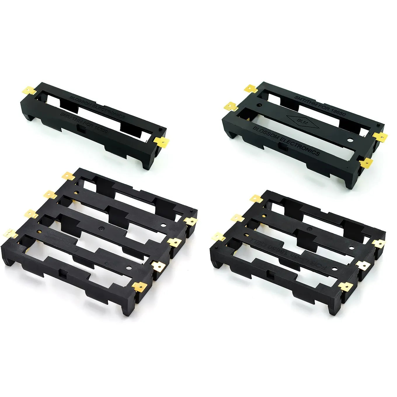 18650 Battery Pack SMT Cell Holder for 1 to 4 Cells SMD