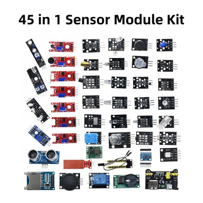 Electronics Sensor Modules Starter Kit ¨C Arduino and Raspberry Pi DIY Learning Set with Retail Box