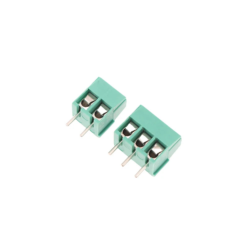 New 50pcs Kf350-2p 3p 3.5mm 300v 10A Pitch 2 3 Pin Spliceable Plug-in PCB Screw Terminal Block Connector FOR 24-18 AWG CABLE