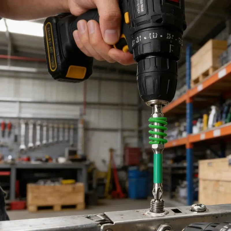 60/70/90mm High Hardness Spring Screwdriver Bits Magnetic PH2 Driver Screw Anti-slip Hex Shank Drill Head Electric Repair Tools