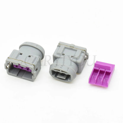DJ7031C-3.5-21 3 Pin 3.5 Series Unsealed Auto Plastic Housing Wiring Harness Connector with Wires