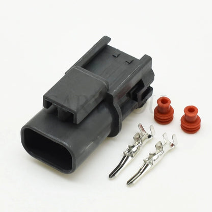 2 Pin 2.8mm Fan Connector 7122-1824-40 7223-1824-40 DJ7029A-2.8 PA66 Automotive Car Wiring