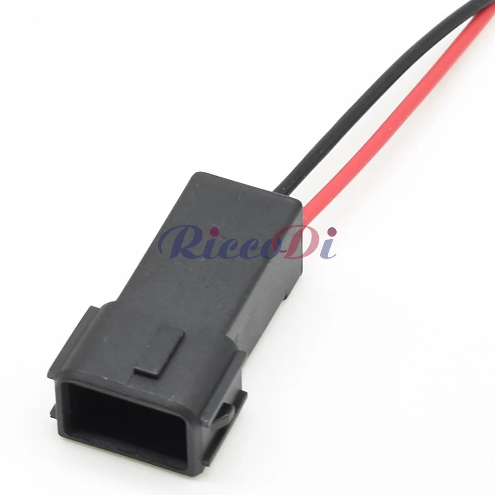2 Pin Automotive Fuel Injector OBD2 Connector Male and Female Waterproof Wiring Plug Compatible with 6189-0533 for Honda