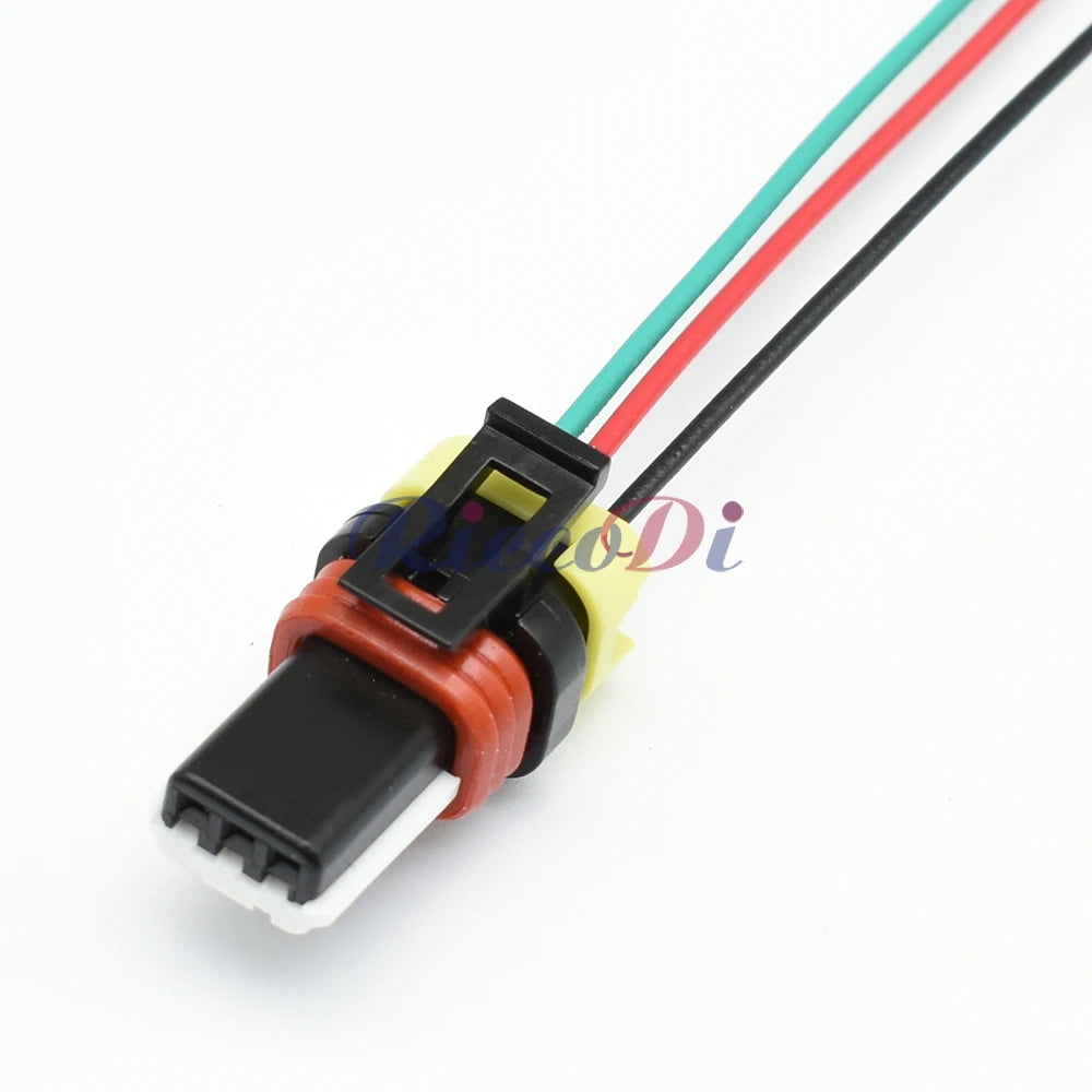 3 Pin Automotive Headlight Height Adjustment Motor Connector Socket 1-936527-2 Headlamp Cable Plug