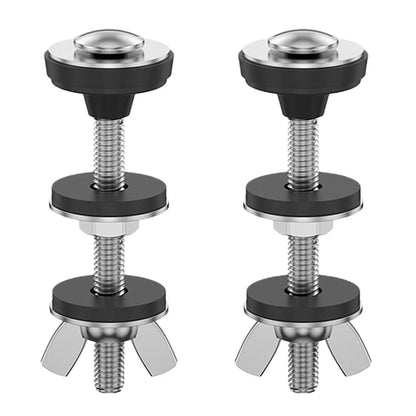 Bathroom Screws Bolts Stainless Steel Toilet Tank Bolt Reliable Support Split Washer 2pcs Bowl Bolt Kit Easy Installation